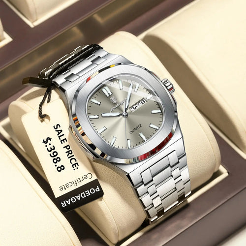 Montre POEDAGAR design carré militaire